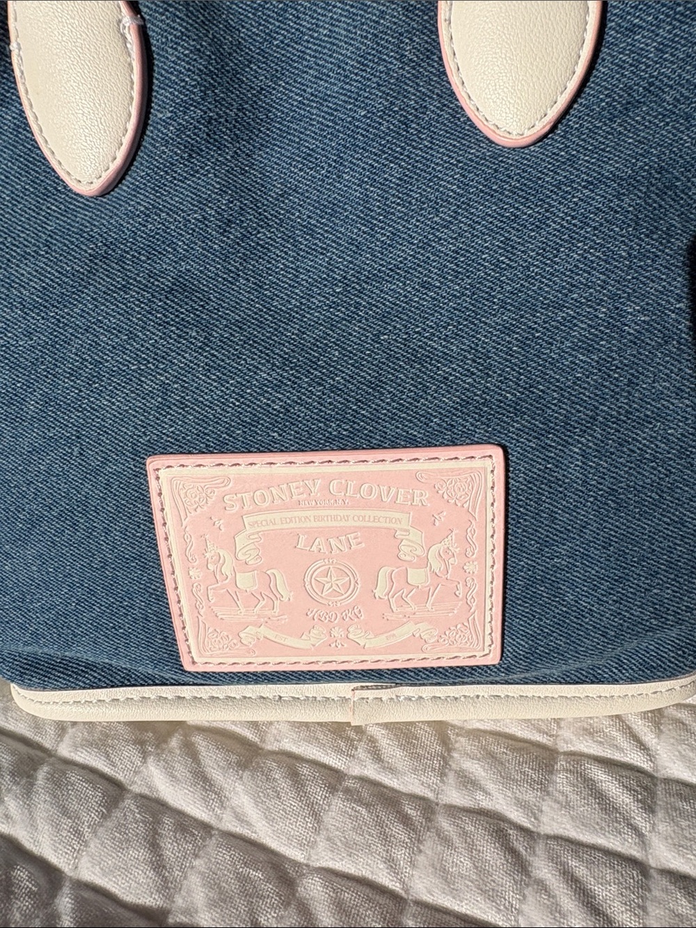 Stoney Clover Lane - Special Edition Bday Collection Mini Denim Tote NWOT - Picture 7 of 10